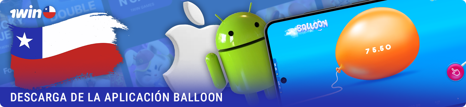 Guía para instalar la aplicación móvil de 1win Balloon