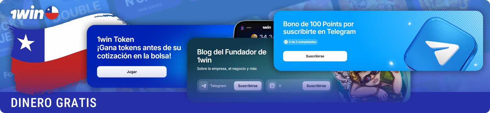 Recompensas y promociones sin depósito de 1win
