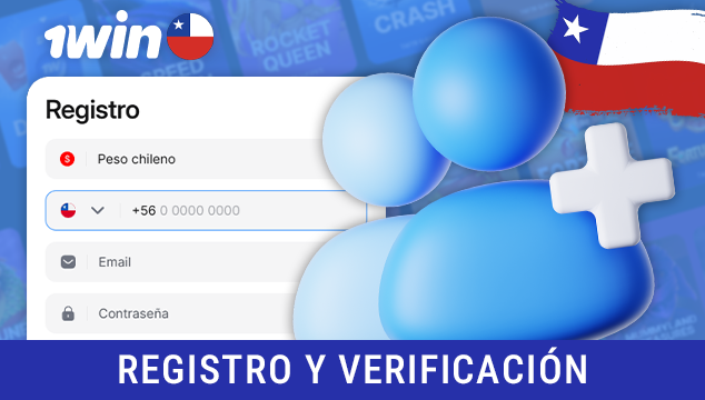 Registro y verificación en 1win en Chile