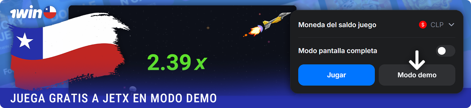 Versión de prueba gratuita de JetX en 1win