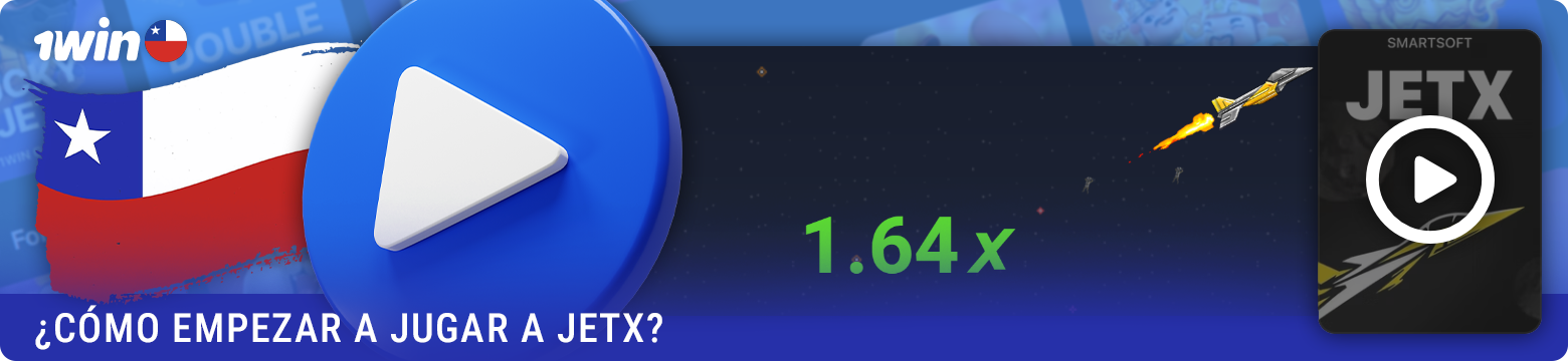 Pasos para comenzar a jugar a JetX en 1win