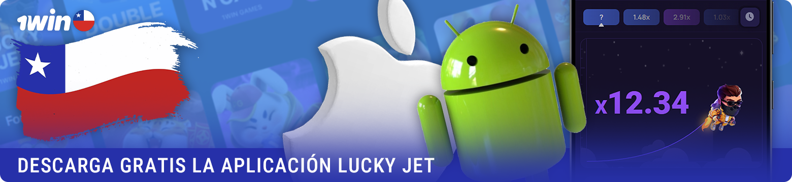 Instalar la app móvil de Lucky Jet en 1win