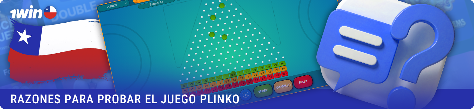 Ventajas y motivos para probar Plinko en 1win
