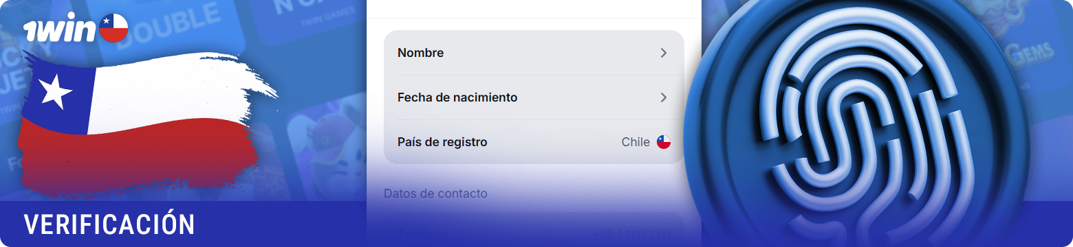 Confirmación de identidad y verificación KYC en 1win Chile