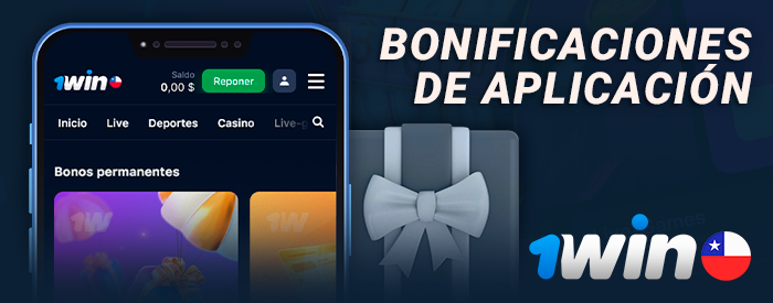 Reclame sus bonificaciones en la aplicación 1Win