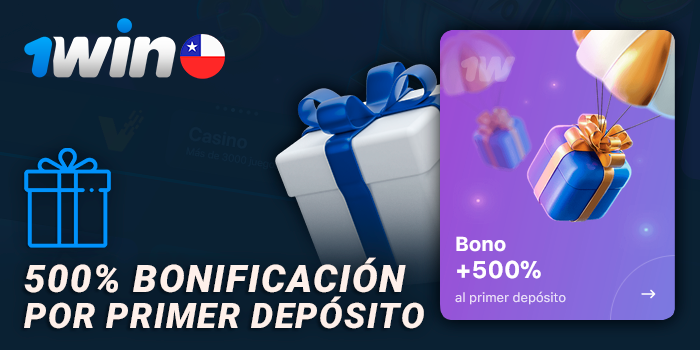 Consigue un bono de bienvenida al depositar en 1Win - hasta el 500%.