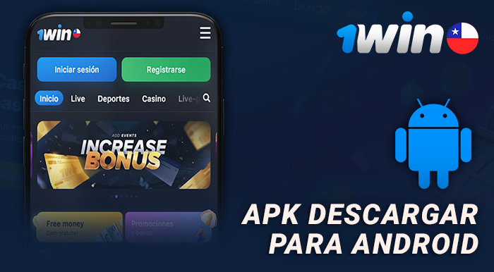 Aplicación móvil 1Win para teléfonos Android