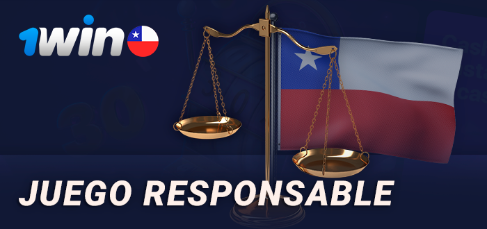 Juego responsable en el sitio web de 1Win CL