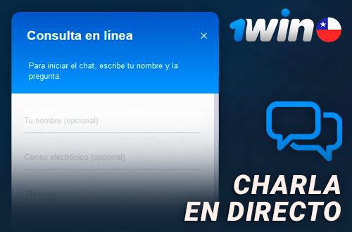 Chat en directo del sitio web de 1Win