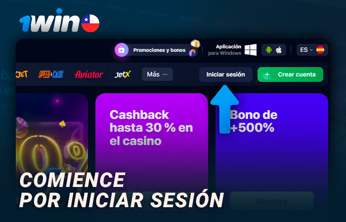Autorízate en 1Win para jugar a Lucky Jet